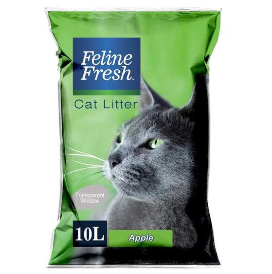 Feline Fresh Cat Litter Apple 10L Front of Pack