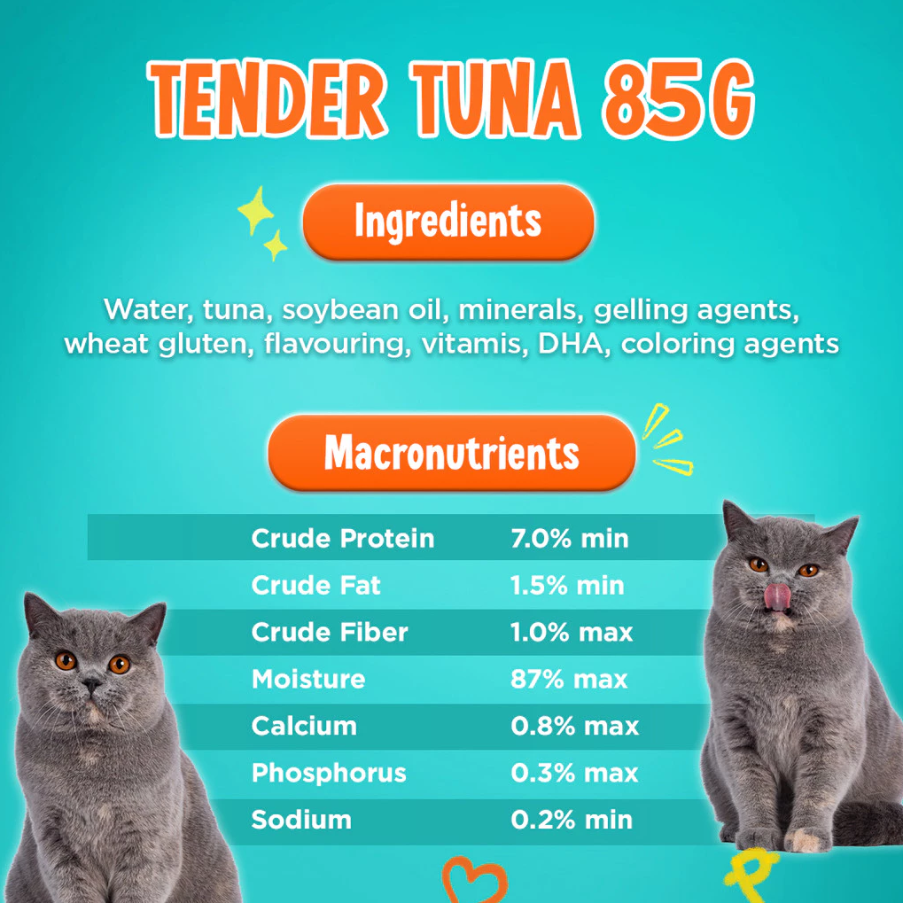 Goodest Tasty Tuna Wet Cat Food 85g Ingredients