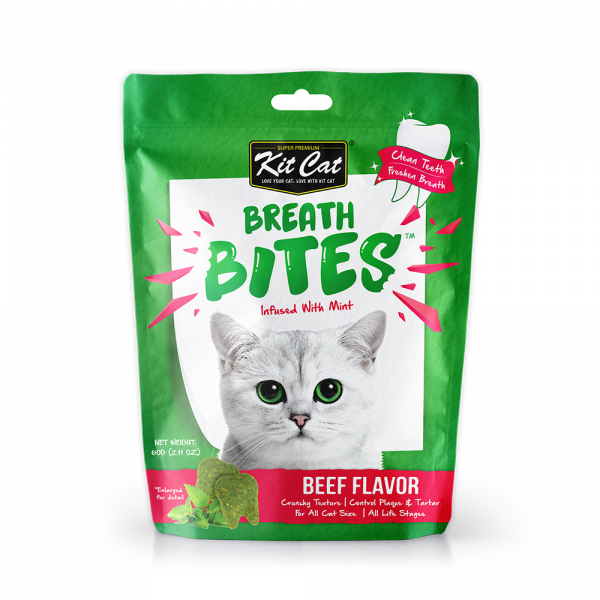 Kit Cat Breath Bites - Beef Flavor