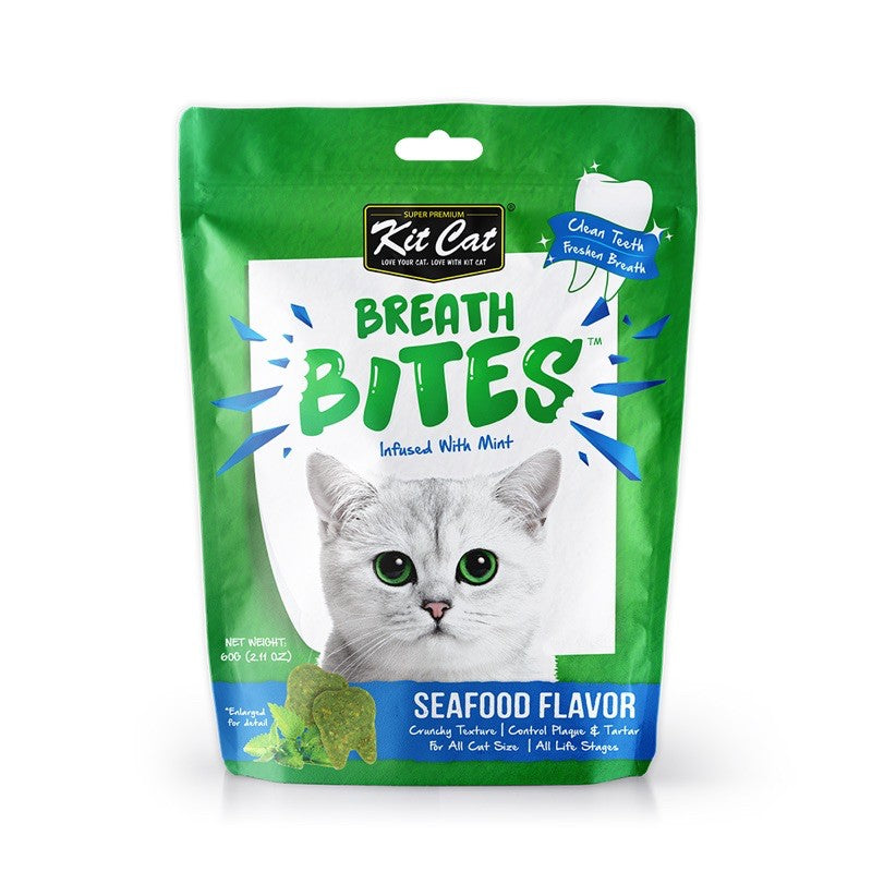 Kit Cat Breath Bites - Seafood Flavor