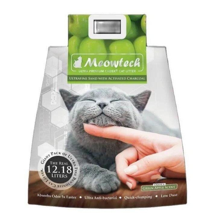 Meowtech Ultra Premium Cat Litter Apple 12.18L Front of Pack