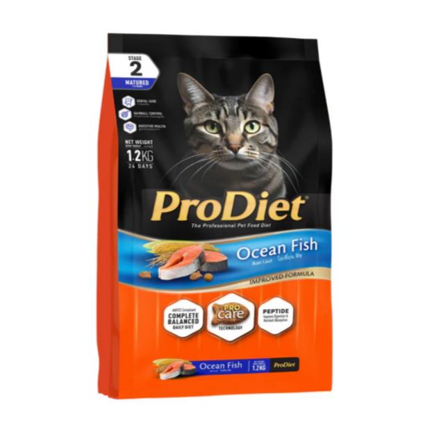 ProDiet Ocean Fish Dry Cat Food 1.2kg Front