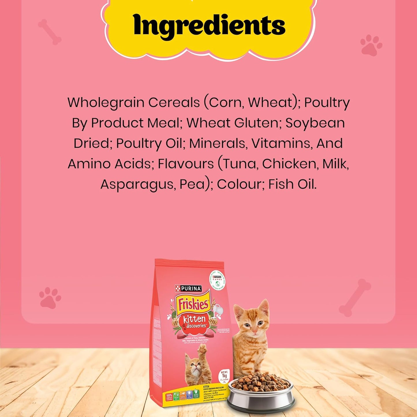 Purina Kitten Discoveries Dry Cat Food List of Ingredients