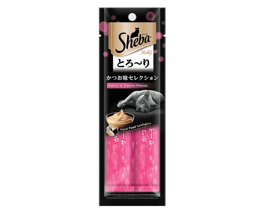 Sheba Treat Sticks – Katsuo & Salmon 24g pack