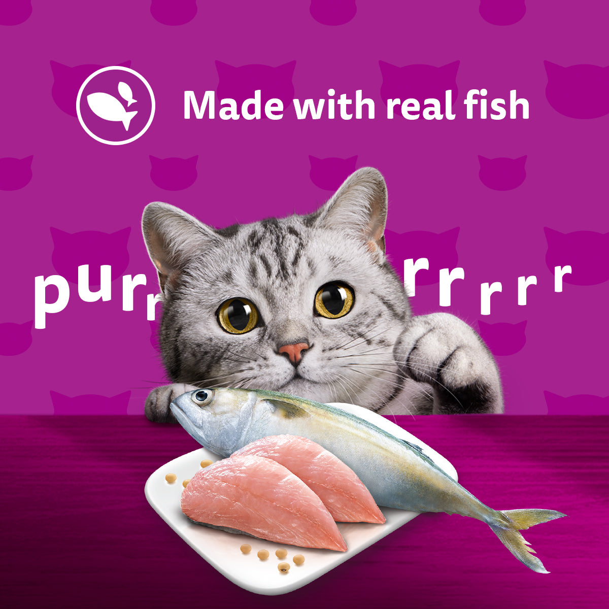 Whiskas Wet Cat Food in Gravy – Mackerel Flavor 80g Cat with Fish
