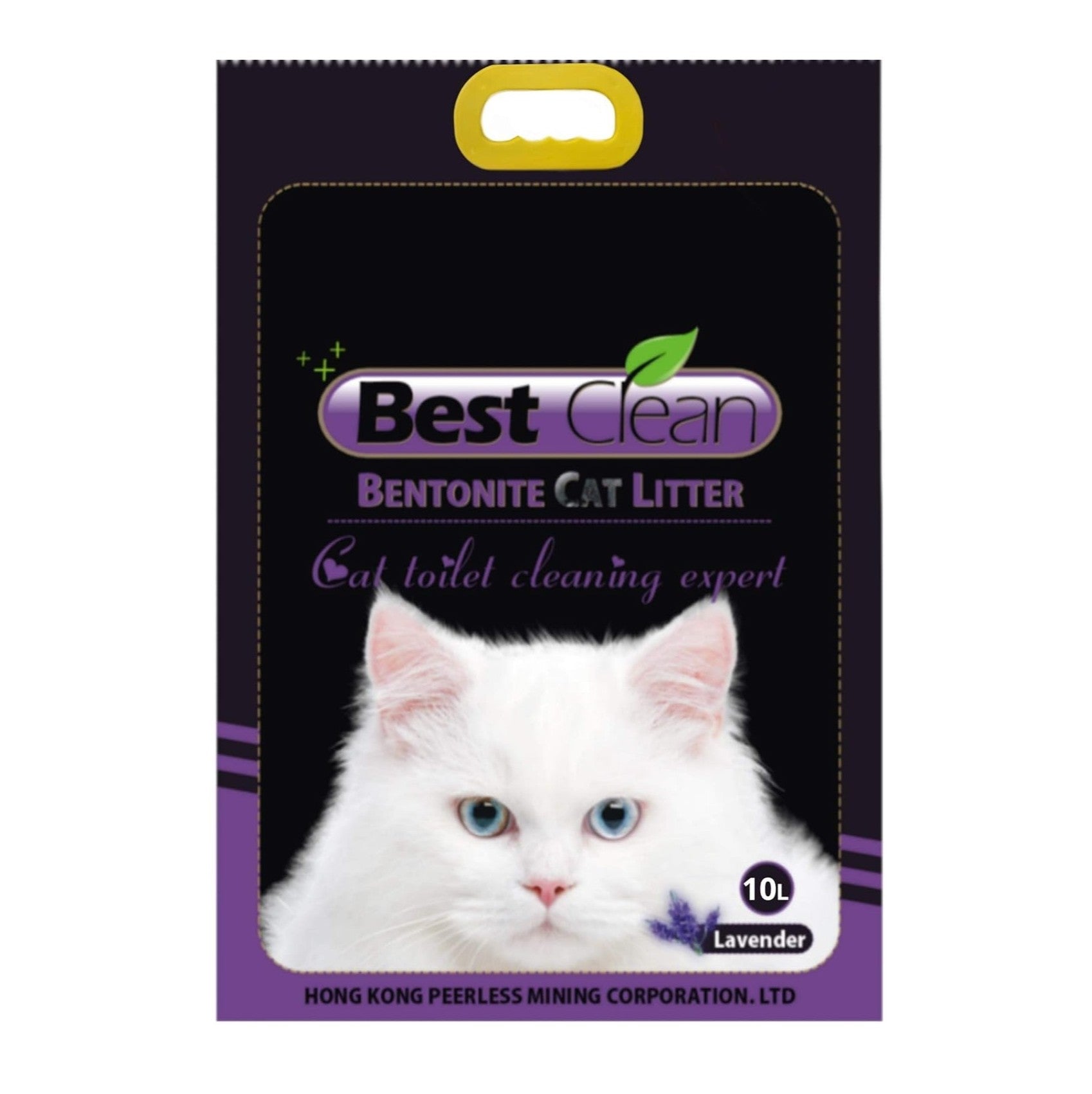 Best Clean Cat Litter Lavender 10L Front of Pack