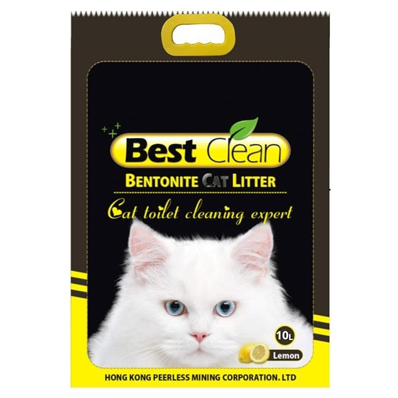 Best Clean Cat Litter Lemon 10L Front of Package