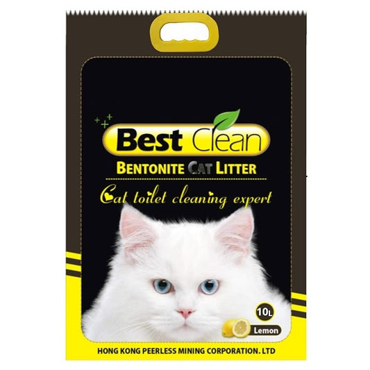 Best Clean Cat Litter Lemon 10L Front of Package
