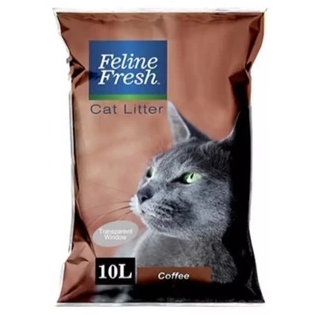 Feline Fresh Cat Litter Coffee 10L Front of Pack
