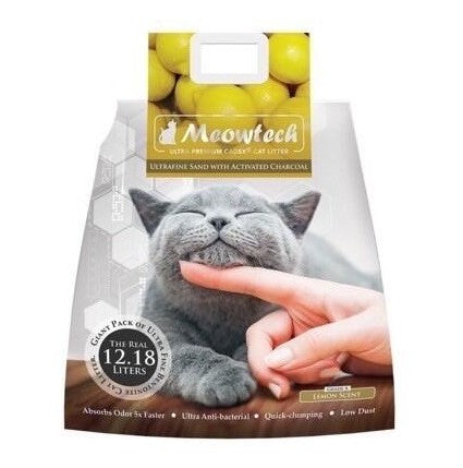 Meowtech Ultra Premium Cat Litter Lemon 12.18L – Superior Odor Control & Fast Clumping