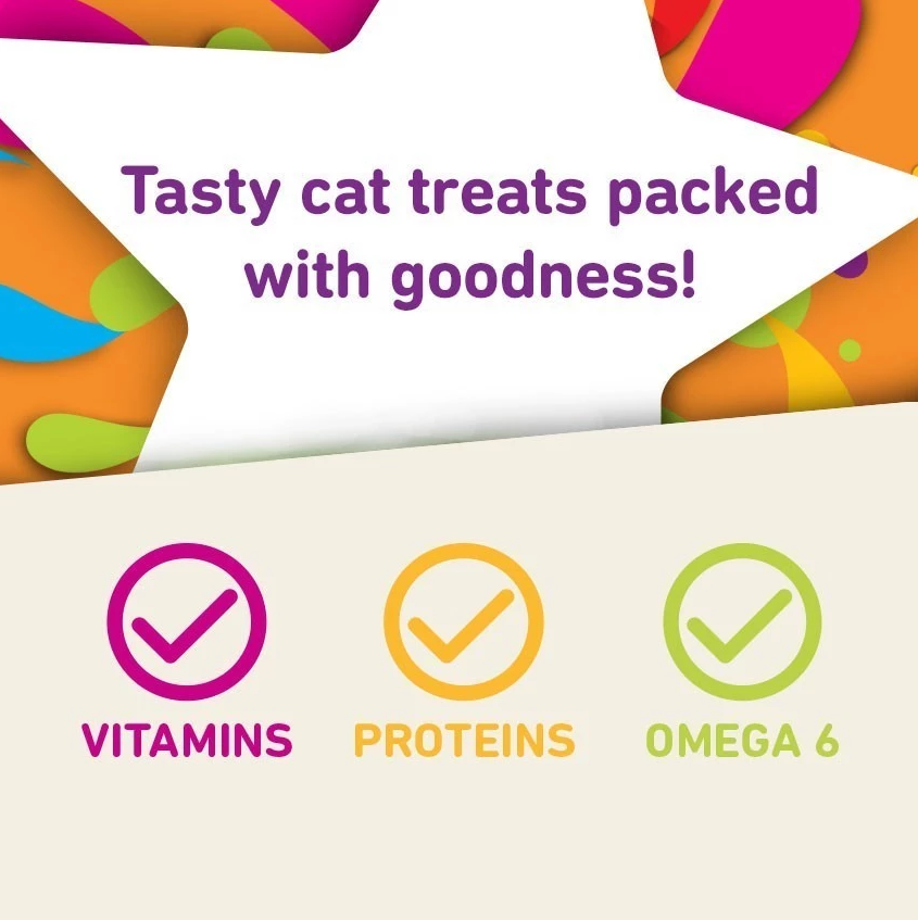 Purina Friskies Party Mix Beachside Crunch Cat Treats Benefits