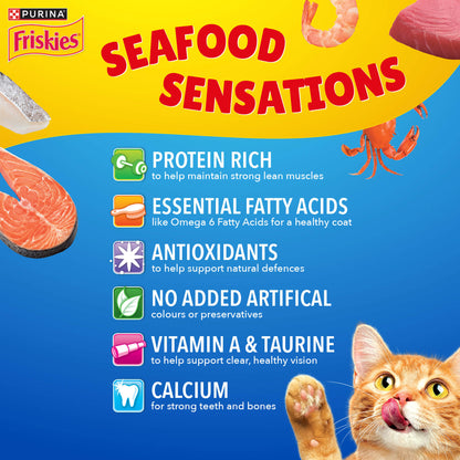 Purina Friskies Seafood Sensations Dry Cat Food List of Health Benefits