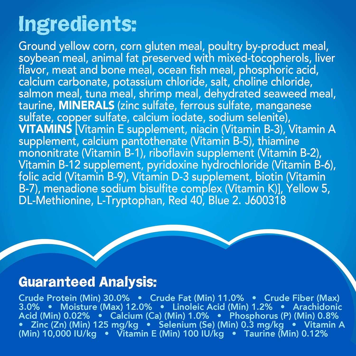 Purina Friskies Seafood Sensations Dry Cat Food Ingredients