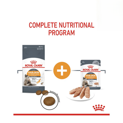 Royal Canin Hair & Skin Care Wet Cat Food 85g Complete Nutritional Program