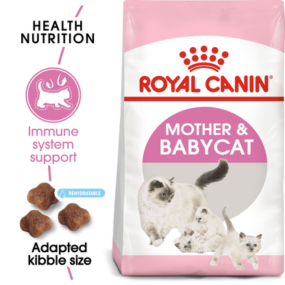 Royal Canin Mother & Babycat Dry Cat Food Bag with Health Nutrition