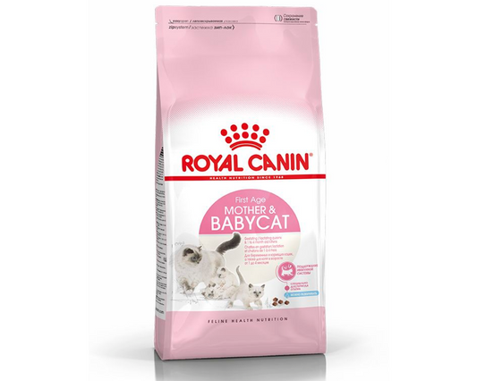 Royal Canin Mother & Babycat Dry Cat Food Front of Bag