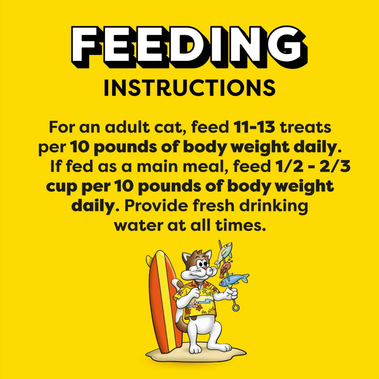 Temptations MixUps Tuna, Salmon, and Shrimp Cat Treats 75g Feeding Instructions
