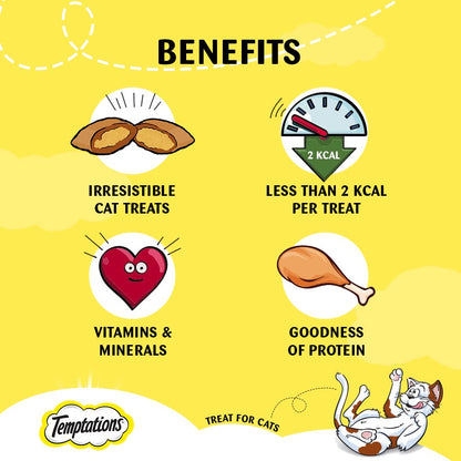 Temptations Savoury Salmon Cat Treats 75g Health Benefits