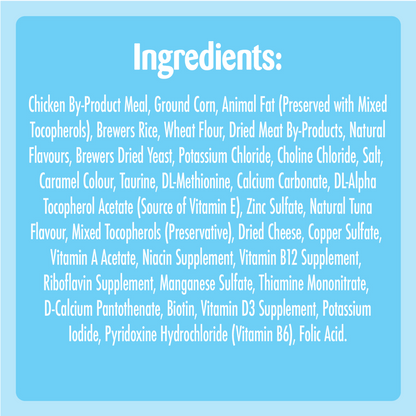 Temptations Tempting Tuna Cat Treats 85g Ingredients